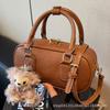 Bolso Bolso de Mujer Cruzado de Nicho de Alta Gama 2025 Nuevo Portátil Moda Bolso Boston Nicho Minimalista Bolso de Hombro