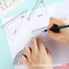 Nuevo Set de Reglas Multifuncional de Cuatro Piezas de Dibujos Animados de 20 cm para Estudiantes, Lindo Set de Reglas, Regla Específica para Exámenes al por Mayor