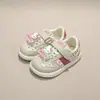 Tênis Esportivo Infantil Novo Estilo Leve para Meninas Corrida Respirável Solado Macio Tênis de Desenho 5499