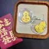 Pegatina para Teléfono de Oro Puro 999, "Princesa, Por Favor Hazte Rica," Atrae Riqueza, Fortuna Rápida, Regalo Popular, Venta al por Mayor desde el Fabricante, Caja de Regalo Pequeña