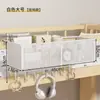 Estante de almacenamiento para mesita de noche, esencial para dormitorio, cesta colgante para mesita de noche, almacenamiento en la cama, esenciales para litera superior, cesta de almacenamiento con gancho, pared de dormitorio