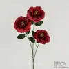 Casamento Estilo Chinês Estilo Vermelho Decoração de Guia de Estrada Arranjo de Flores Artificiais Flor de Teto Cerimônia de Noivado Arranjo de Banquete Arte com Flores Artificiais de Casamento