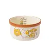 Set de vajilla de cerámica lindo de dibujos animados de alta calidad para uso doméstico: Tazón de Arroz, Tazón de Sopa, Tazón para Fideos Instantáneos, Tazón para Comer