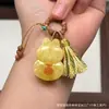 Cera de Abeja de Segunda Generación Varios Estilos Oso Bolsa de Queso Colgante Llavero DIY Exquisito Adorno de Joyería