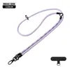 Cordón Transfronterizo para Teléfono Móvil Cruzado 8mm Cordón Tejido para Teléfono Móvil Desmontable Tres en Uno Cordón de Muñeca Cordón Anti-Pérdida