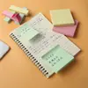 Notas Adesivas Cor Morandi Coloridas Lembretes de Mensagem para Estudantes Material de Escritório Papel de Recado Colável Destacável Atacado