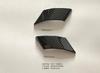 Adecuado para Toyota RAV4 2020, moldura exterior de columna A, patrón de fibra de carbono modificado, suministros para automóviles