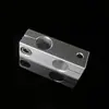 Eje Óptico Accesorios DIY Juego Completo Eje Duro Cromado Rueda Universal Abrazadera Cruzada Abrazadera Paralela Anillo de Fijación Placa Acrílica