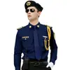 Traje de Seguridad Camisa de Fibra de Bambú sin Planchar Uniforme de Seguridad Ropa de Trabajo Ropa para Conserje de Ventas del Departamento de Ventas de Propiedades para Hombres