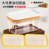 Dispensador de Mantequilla Cortador de Queso Bloque Almacenamiento Caja de Queso Herramienta para Queso y Mantequilla con Tapa para Congelar Refrigerador