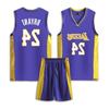 Suministro directo de fábrica Camiseta James Kobe No. Camiseta de baloncesto para adultos con estampado de secado rápido para entrenamiento de competición infantil.