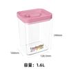 Tarro sellado transparente de grado alimenticio, tarro portátil para almacenar refrigerios y granos, caja de conservación de PET para almacenamiento en la cocina.