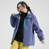 Chaqueta de Montaña para Pareja Personalizada Funcional de Marca de Moda 3 en 1 Nuevo Estilo Tecnología Cuatro Pruebas Color Dopamina