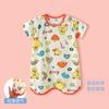 Pijamas de Bebé Camisón de Bebé Verano Delgada Manga Corta Seda de Hielo Camisón para Niños Camisón a Prueba de Patadas para Bebé