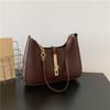 Bolsa Feminina Casual 2024 Nova Bolsa de Trabalho Verão Casual Elegante de Grande Capacidade Linda Moda Fecho Bolsa Meia-Lua