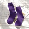 [Calcetines de Algodón hasta la Pantorrilla para Mujer] 2026 Otoño e Invierno Nuevos Calcetines Coreanos Estilo Estudiante Ins de Moda 9474