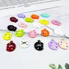 Liga de Zinco Cor Gota de Óleo Mordida M Biscoito Peixinho Fofo DIY Elástico de Cabelo Ornamento Lanyard de Celular Acessório de Bolsa Pingente