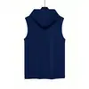 2026 Verano Transfronterizo para Hombre Chaleco con Capucha sin Mangas Casual Elegante Fitness Exterior Color Sólido Deportes Venta al por Mayor
