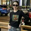Camiseta de Algodón Acanalado para Capa Base, Directamente de Fábrica, Top de Manga Larga Ajustado, Segunda Remesa de Verano, Exclusivamente para Tiendas Físicas Shisanxing de Guangzhou