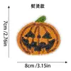 Parches bordados con lentejuelas de Halloween fantasma calabaza castillo telaraña parches de lentejuelas para decoración de ropa y bolsos