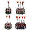 Válvula Direcional Manual Multi-Vias ZS-118 Distribuidor Hidráulico com Um a Quatro Portos e Válvula de Alívio para Controle de Cilindros Hidráulicos