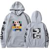 Sudadera con capucha de pareja de talla grande con forro polar Shoulang de albaricoque Ghost Blade, suéter con capucha transfronterizo, entrega de sudadera de anime