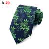 Suministro Listo 2025 Nuevo Pañuelo de Poliéster para Hombre Flor Grande Corbata Moderna Corbata para Traje de Hombre