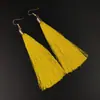 Pendientes de Borlas Estilo Japonés y Coreano Pendientes Largos Elegantes Estilo Étnico Accesorios para Cheongsam Rojo Vintage Accesorios para Orejas Estudiantes Mujeres