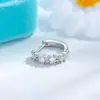 Pêssego Branco Bolha Verão Estilo Coreano Estilo Ins Micro-Incustado Zircônia Broche Reto Argola Brincos Hensen Jewelry Brincos de Piercing
