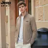 Estilo Novo Primavera e Verão 2026 Elástica Leve Camada Única ao Ar Livre Masculina Roupa de Proteção Solar Gola Alta Versão Jaqueta Casual