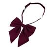 Gravata borboleta gigante JK Featherhead cor sólida goma chia oblíqua colarinho flor japonês-série terno seiffer vinho vermelho laço