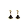 Transmisión en Vivo Exquisito Juego de Collar y Aretes con Baño de Oro Real de Cobre Más Vendido Agata Natural Nácar Forma de Abanico Collar para Clavícula