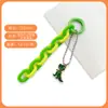 Llavero Colgante Cadena Arcoíris Creativo Colgante Pequeño Fresco Dopamina Accesorios DIY Cubierta de Auriculares Colgante para Pareja