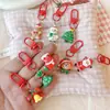 Navidad Resina Colgante Pequeño Llavero Decoración para Mochila Lindo Regalo de Graduación Puesto de Regalos Llavero