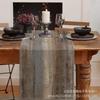 Bandeira de Mesa de Arte Abstrata Retrô Transfronteiriça para Casamento Aniversário Dia dos Pais Dia das Mães Páscoa Halloween Natal