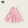 Ropa para Niños Yingsibo Vestido Floral sin Mangas para Niñas Vestido Infantil Vestido de Tirantes Delgado de Verano para Niñas