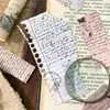 Paquete de Pegatinas Yanji Serie Detalles Faltantes Borde Láser Retro Pegatinas Decorativas DIY 15 Hojas en 6 Diseños