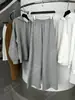 [Producto Destacado] Yuran 26 Nueva Colección Primavera/Verano Algodón Tencel de Doble Hilo Amigable con la Piel Pantalones de Punto Anchos de Pierna Sueltos con Cintura Elástica