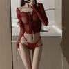 Doce desejo de coleção privada * original sexy malha cuecas femininas lace laço cuecas para o ano de nascimento
