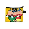 Nuevo Monedero de Dibujos Animados Crayon Shin-Chan para Estudiantes Hombres y Mujeres Bolsa de Almacenamiento de Poliéster Bolsa de Almacenamiento Personalizada de Moda Venta al por Mayor Caliente