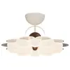 Lustre de Quarto Cor de Creme Estilo Francês 2026 Novo Vintage Iluminação de Teto para Quarto de Criança Luminárias Criativas Florais para Quarto Principal
