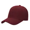 Suministro Directo de Fábrica Gorra de Béisbol de Color Liso Personalizada con Logo al por Mayor Gorra Simple Negra con Visera para Hombres y Mujeres
