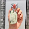 Adecuado para Modificación del Mercado de Accesorios de Cubierta para Llave de Coche de Tercera Generación Vvdi Tarjeta Inteligente Funda para Mando a Distancia Kd de 4 Botones para Mujeres