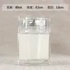 Botellas de Vidrio Hexagonales para Nidos de Pájaros en Stock, Botellas de Gelatina Resistentes a Altas Temperaturas, Botellas para Miel y Mermelada, Botellas Reutilizables, Vidrio Transparente de Cristal