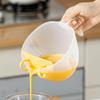 Taza medidora filtrante de grado alimenticio, graduada, para batir huevos, de plástico, de gran capacidad, para hornear huevos en la cocina.