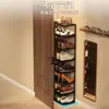 Puerta de Entrada de Casa de Alquiler Zapatero Estilo Estrecho Ahorrador de Espacio Hogar Multicapa Simple Estante Organizador de Almacenamiento de Zapatos
