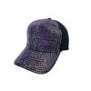 Comércio exterior moda strass chapéu de beisebol unissex casual versátil chapéu de pano cross-border venda quente repicado cap atacado