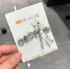 Presilhas de cabelo de alta qualidade, estilo coreano, nicho, para mulheres, doces e de luxo leve, estilosas e versáteis, presilhas laterais sem costura para franja
