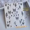 Livro Vermelho Pequeno Adesivo Borboleta Líquida Pintado à Mão com Laser Asas Pretas e Brancas Douradas e Prateadas Adesivo para Nail Art DIY com Adesivo Versátil