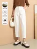 Pantalones Harem Cortos de Pierna Recta Casuales Sueltos de Cintura Alta con Caída de Modal para Mujer Nueva Colección Primavera Xingge